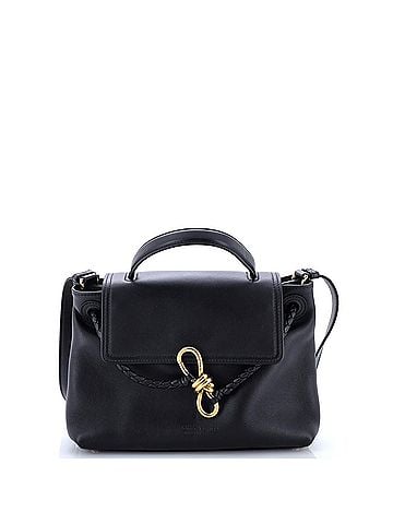 Bottega Veneta Ciao Ciao Top Handle Bag Leather with Intrecciato Detail Small (view 1)