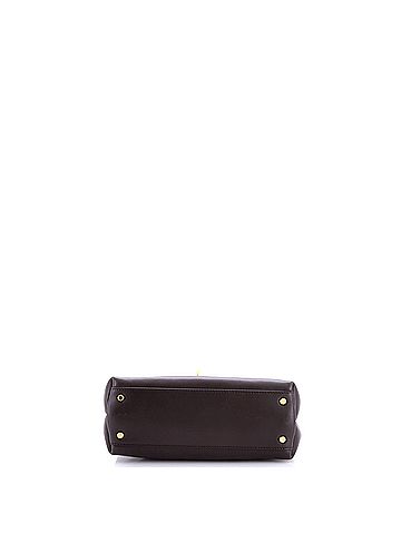 Bottega Veneta Ciao Ciao Top Handle Bag Leather with Intrecciato Detail Small (view 2)