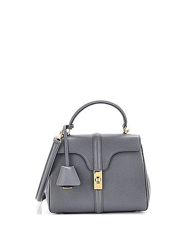 Céline 16 Top Handle Bag Grained Calfskin Small (view 1)