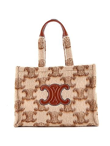Céline Cabas Thais Tote Triomphe Wool Large (view 1)