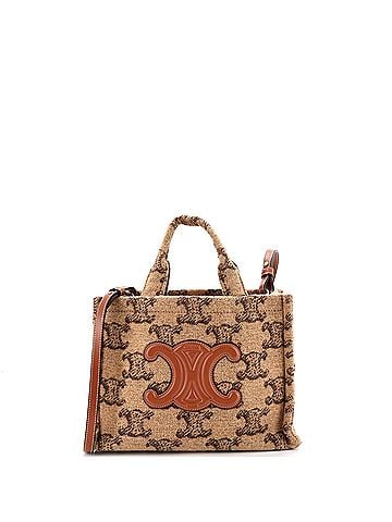 Céline Cabas Thais Tote Triomphe Wool Small (view 1)