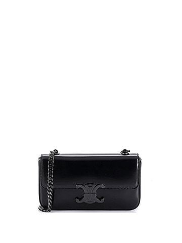 Céline Triomphe Chain Shoulder Bag Leather Small (view 1)