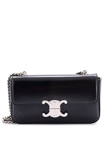 Céline Triomphe Chain Shoulder Bag Leather Small (view 1)