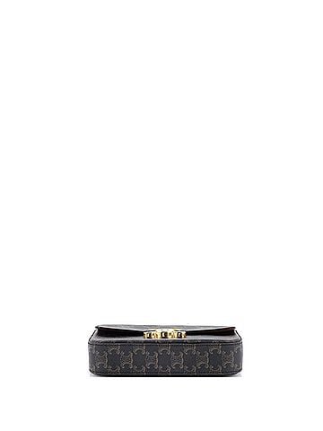 Céline Triomphe Chain Shoulder Bag Triomphe Coated Canvas Small (view 2)
