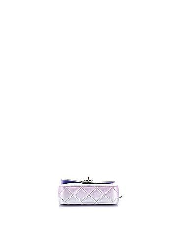 Chanel CC Chain Handle Flap Clutch Quilted Gradient Metallic Calfskin with Gradient Hardware (view 2)