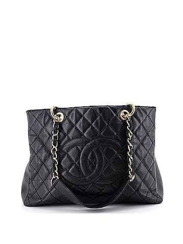 Chanel Grand Shopping Tote Quilted Caviar (view 1)