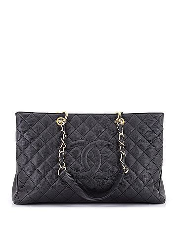 Chanel Grand Shopping Tote Quilted Caviar XL (view 1)