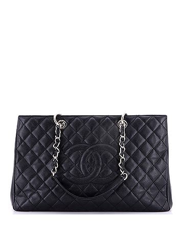Chanel Grand Shopping Tote Quilted Caviar XL (view 1)