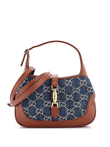 Gucci Jackie 1961 Hobo GG Denim Mini (view 1)
