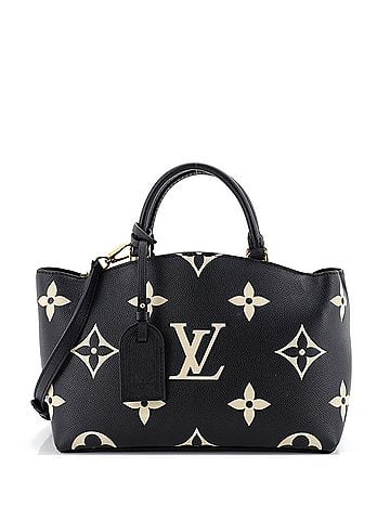 Louis Vuitton Petit Palais Handbag Bicolor Monogram Empreinte Giant (view 1)