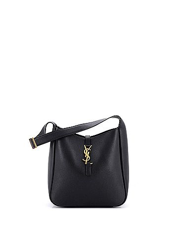 Saint Laurent Le 5 a 7 Supple Hobo Leather Small (view 1)