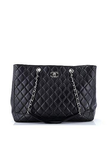 Chanel Classic CC Shopping Tote Quilted Calfskin Large (view 1)