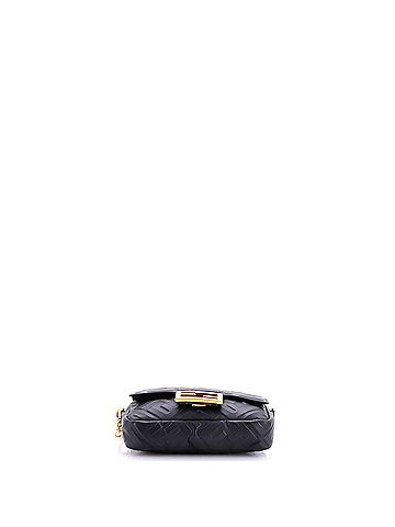 Fendi Baguette NM Bag Zucca Embossed Leather Mini (view 2)