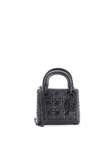 Christian Dior Lady Dior Bag Diamond Motif Cannage Calfskin Mini (view 1)