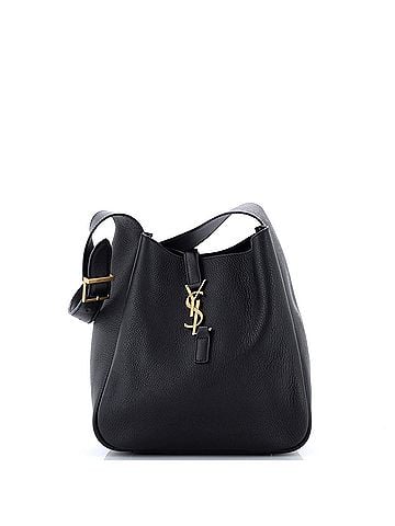 Saint Laurent Le 5 a 7 Supple Hobo Leather Small (view 1)