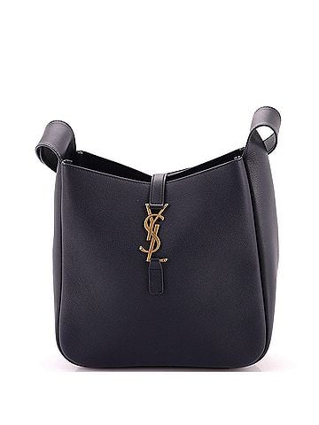Saint Laurent Le 5 a 7 Supple Hobo Leather Small (view 1)