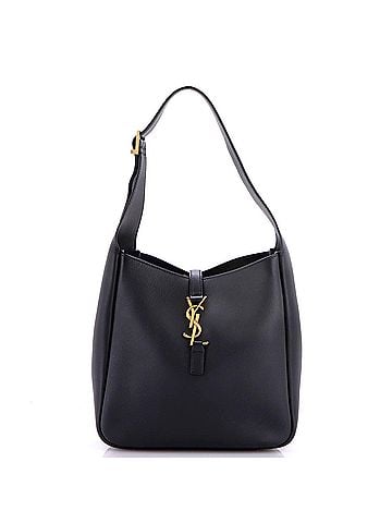 Saint Laurent Le 5 a 7 Supple Hobo Leather Small (view 1)