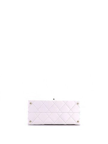 Chanel Retro Twist Top Handle Flap Shoulder Bag Quilted Caviar Small (view 2)