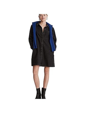 Madewell Oversized Denim Shirtdress Casual Dress (view 1)