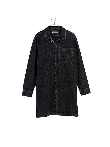 Madewell Oversized Denim Shirtdress Casual Dress (view 2)