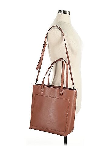 Madewell The Medium Transport Tote: Cactus Faux Leather Edition Madewell Shoulder Bag (view 2)