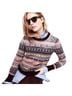 J.Crew Fair Isle Sequined Sweater Wool Sweater - photo 1