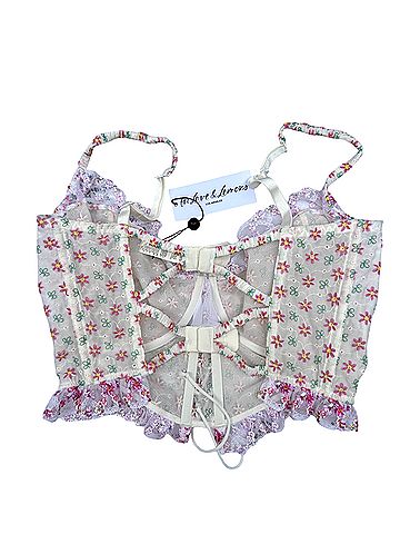 For Love & Lemons Blooms Bustier Corset Top Casual Dress (view 2)