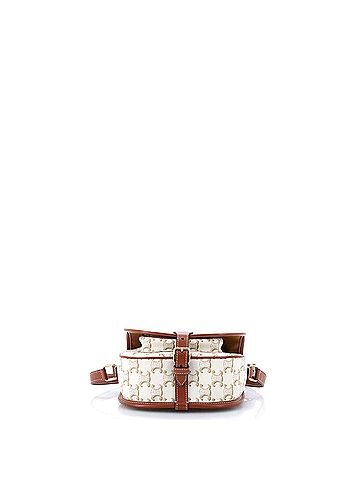 Céline Folco Bag Triomphe Coated Canvas Medium (view 2)