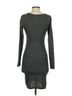 Leith Solid Gray Leith Casual Dress Size XS - photo 2