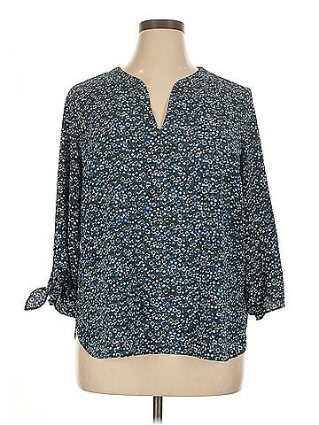 MICHAEL Michael Kors Michael Michael Kors 3/4 Sleeve Blouse (view 1)