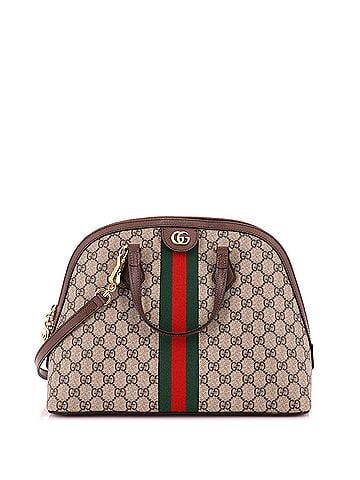 Gucci Ophidia Dome Top Handle Bag GG Coated Canvas Medium (view 1)