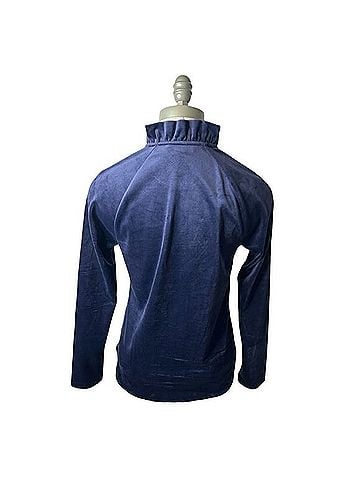 Lilly Pulitzer Skipper Ruffle Lounge Velour Popover Long Sleeve T-Shirt (view 2)