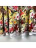 Talbots 100% Silk 100% Polyester Floral Red Yellow Green Silk Skirt Size 16 - photo 4