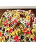 Talbots 100% Silk 100% Polyester Floral Red Yellow Green Silk Skirt Size 16 - photo 6