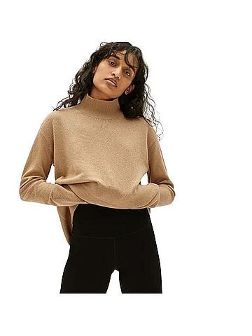 Everlane Square Turtleneck Sweater Cashmere Cardigan (view 1)