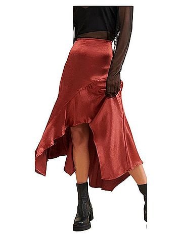 Free People Silk Skirt (view 1)