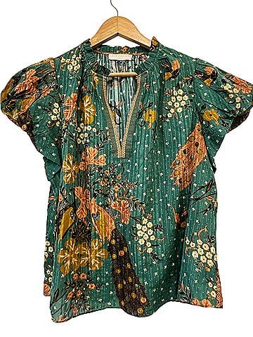 Ulla Johnson Short Sleeve Blouse (view 1)