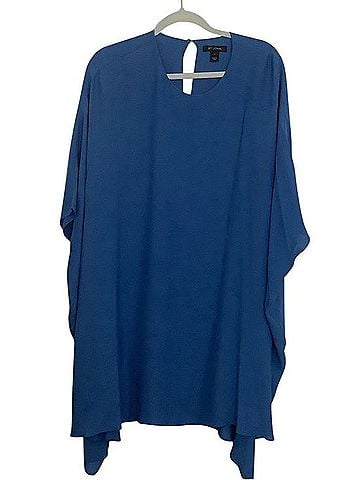 St. John Oasis Silk Tent Dress Casual Dress (view 2)