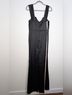 Lulus Stunning Arrival Black Satin Off Shoulder Maxi Cocktail Dress - photo 4