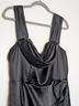 Lulus Stunning Arrival Black Satin Off Shoulder Maxi Cocktail Dress - photo 11