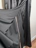 Lulus Stunning Arrival Black Satin Off Shoulder Maxi Cocktail Dress - photo 9