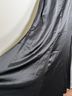 Lulus Stunning Arrival Black Satin Off Shoulder Maxi Cocktail Dress - photo 5