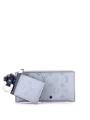 Louis Vuitton Alpha Pouch Limited Edition Monogram Satellite Canvas (view 1)