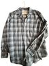 Frank & Eileen Plaid Gray Blue Black Button-Down Shirt Size S - photo 1