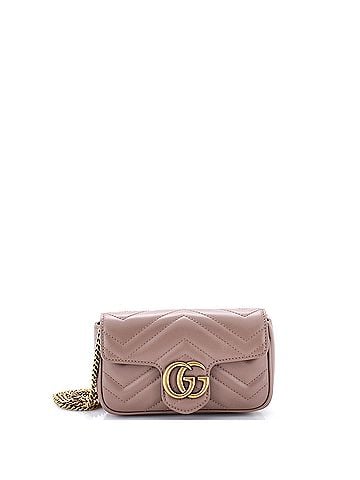 Gucci GG Marmont Flap Bag Matelasse Leather Super Mini (view 1)