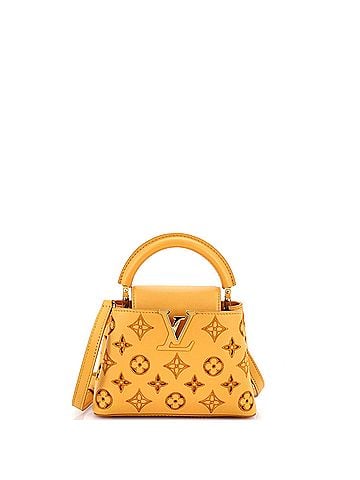 Louis Vuitton Capucines Bag Monogram Cutout Broderie Leather Mini (view 1)