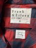 Frank & Eileen Checkered-gingham Red Blue Button-Down Shirt Size S - photo 3