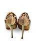 Giuseppe Zanotti Snake Print Multi Color Heels Size 8 - photo 5