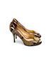 Giuseppe Zanotti Snake Print Multi Color Heels Size 8 - photo 4