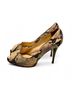 Giuseppe Zanotti Snake Print Multi Color Heels Size 8 - photo 11